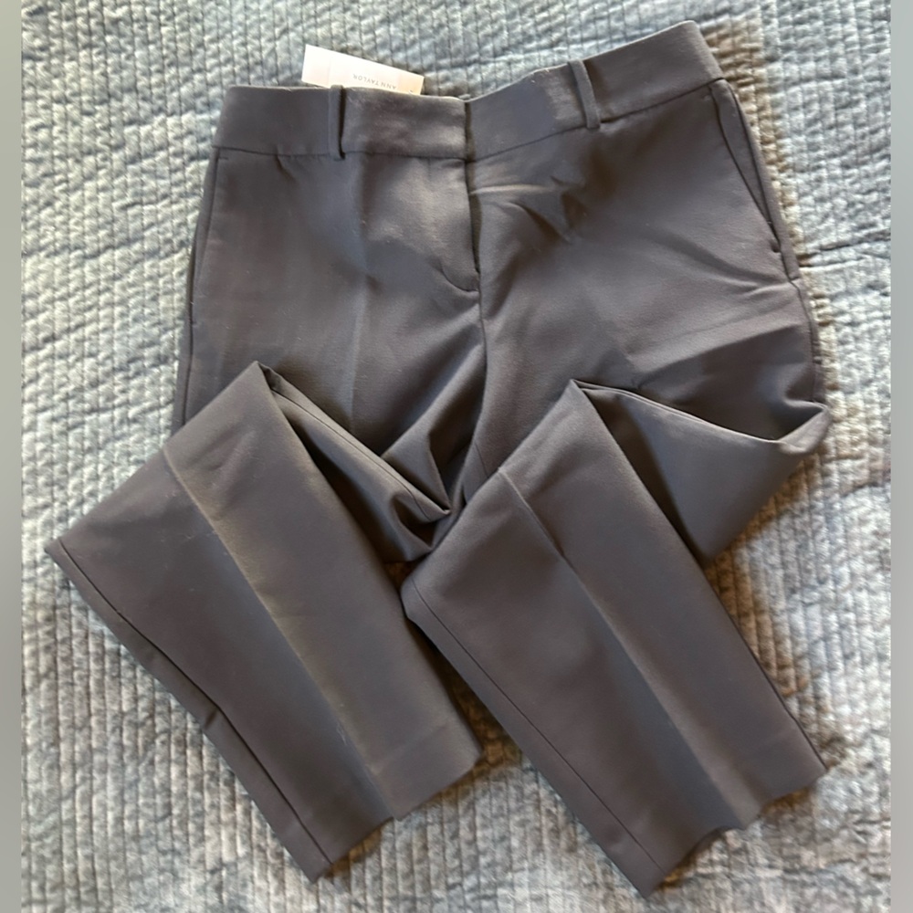 NEW Ann Taylor Kate Black Slacks